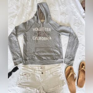 Y2K Early 2000s Hollister Heather Gray Hoodie